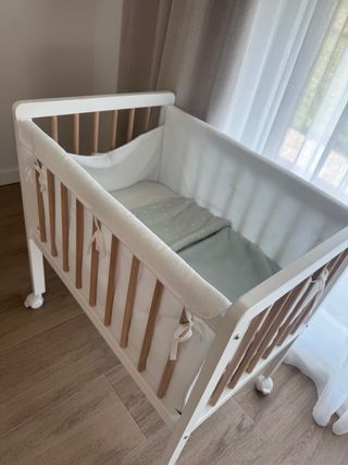 Mini cuna madera Zara Home con ruedas