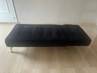 Diván sofa terciopelo azul marino