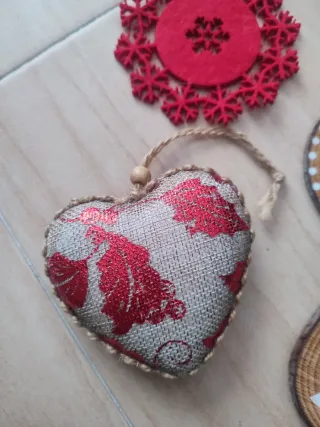 Lote Decoración Navidad: Corazón, Árboles, Copos