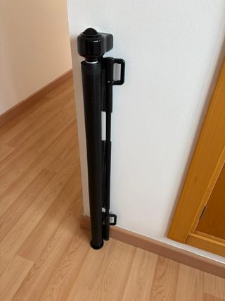 Barrera de seguridad extensible negra hasta 150cm