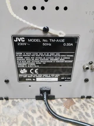 Monitor CRT JVC 10 TM-A10E