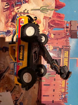 Playmobil Coche Nissan 4x4 Nikon -Scalextric STS 4