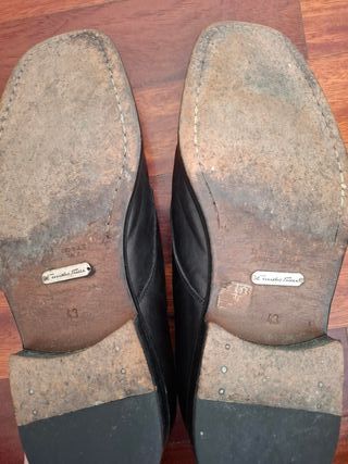 Zapatos EMILIO TUCCI piel negros T43 muy poco uso