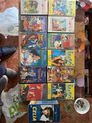 Lote Películas VHS Disney Clásicos