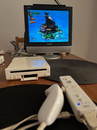 Nintendo Wii RVL001 Blanca Completa Funciona