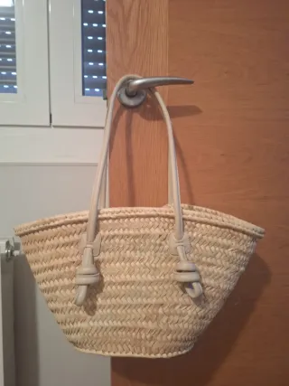 Capazo de yute Mango beige