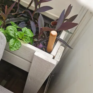 Mesa de cultivo blanca