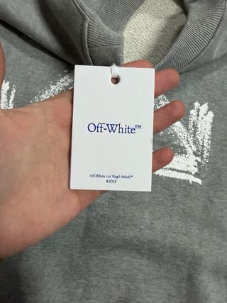 Felpa OffWhite Taglia S Grigia