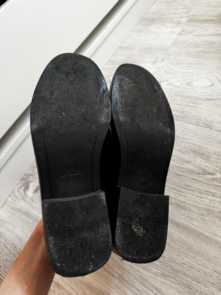 Mocasines charol tacón Zara