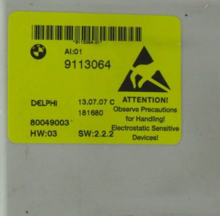 Centralita BMW E61 DELPHI 9113064 80049003 181680