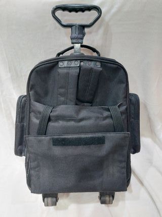 Maleta mochila trolley negra