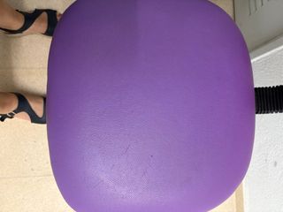 Silla Escritorio Infantil Giratoria Morada