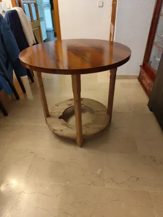 Tavolo consolle rotondo da 80 cm di diametro