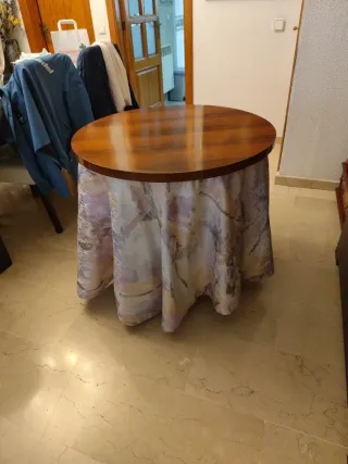 Tavolo consolle rotondo da 80 cm di diametro