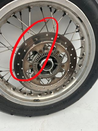 Rueda trasera BMW F650GS 2000-2007 F 650 GS
