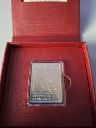 Vaticano: 5 Euro Sede Vacante Argento