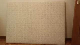 Cabecero de tela estampado