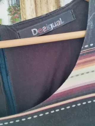 Vestido Desigual M Patchwork Terciopelo