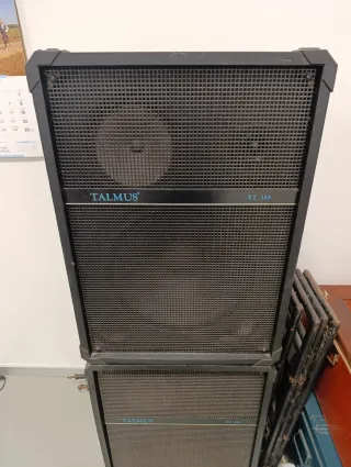 Altavoces talmus XT 153 con soportes