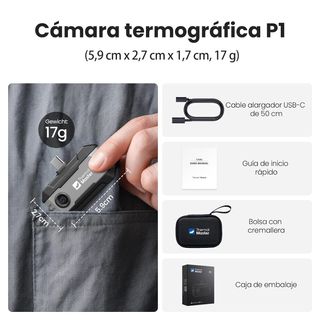 Cámara Térmica P1 para iPhone/Android NUEVA