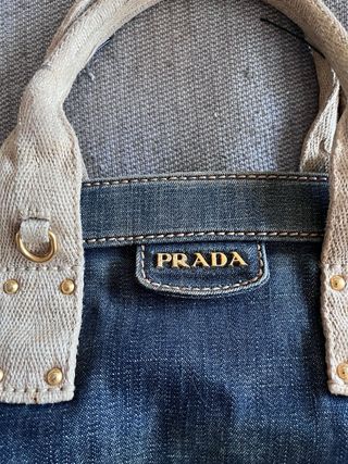 Borsa Prada Denim Blu