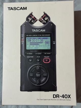Tascam DR-40X grabadora de audio portátil de 4