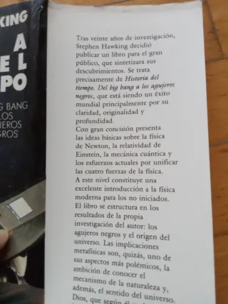 Historia del tiempo: del Big Bang a los agujero...