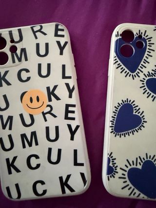 Fundas iPhone 11 Corazones y Smiley