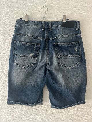 Pantalón corto vaquero hombre