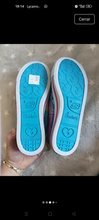 Zapatillas Skechers Twinkle Toes Talla 25