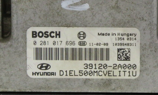 Centralita de Motor HYUNDAI IX35 1.7 CRDI 391202A000 39120-2A000 0281017696