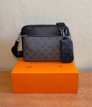 Borsa LV Trio Messenger Monogram Eclipse