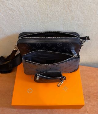 Borsa LV Trio Messenger Monogram Eclipse