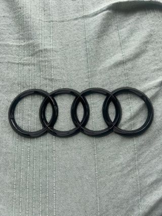 Logotipo Audi Negro Original