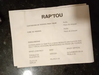 Cortador de alimentos Rap Tou