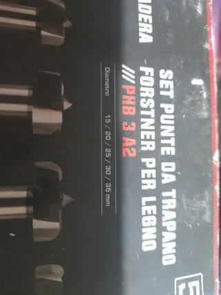 Set de brocas para madera