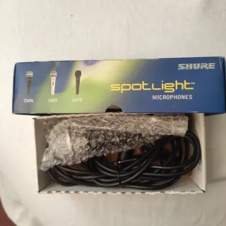 Micrófono Shure Spotlight con cable