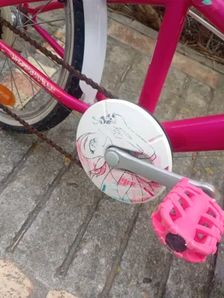 Bicicleta niña rosa 6-9 años