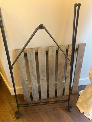 Mesa Terraza Metal y Madera