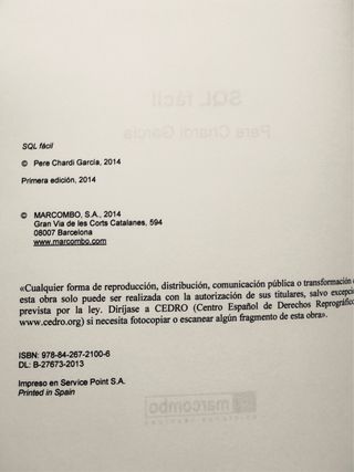 Lote de libros de programación en Java. SQL