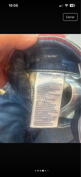 Vaqueros Tommy Hilfiger Talla 176