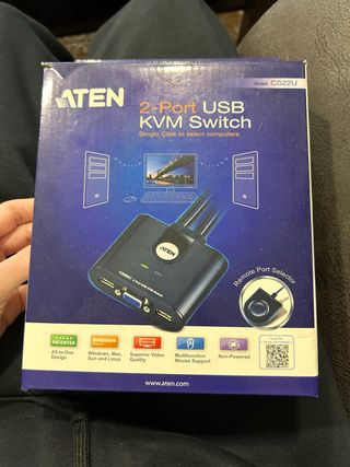 ATEN CS22U - Switch KVM USB 2 Puertos
