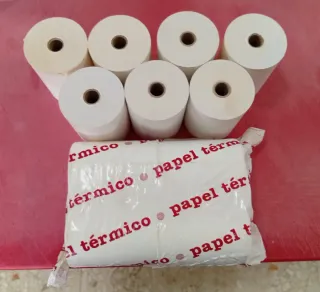 Rollos de Papel Térmico, 12 unidades.