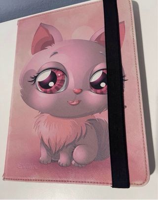 Tablet Samsung con cargador y funda