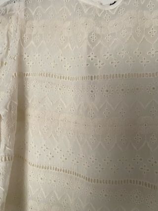 Camisa de encaje manga farol