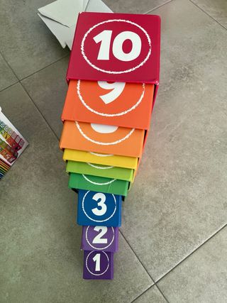 Set de 3 Puzzles Madera Bebé+ juego cubo apilables