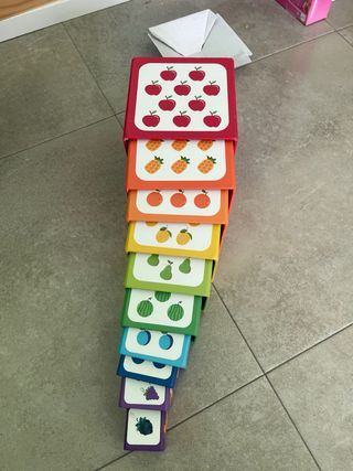 Set de 3 Puzzles Madera Bebé+ juego cubo apilables