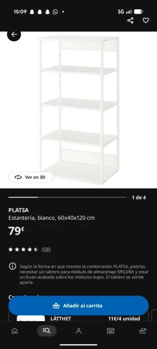Estantería Ikea Blanca