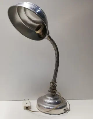 Lámpara flexo vintage, años 50. Para restaurar.