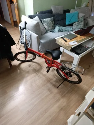 Bicicleta plegable ligera